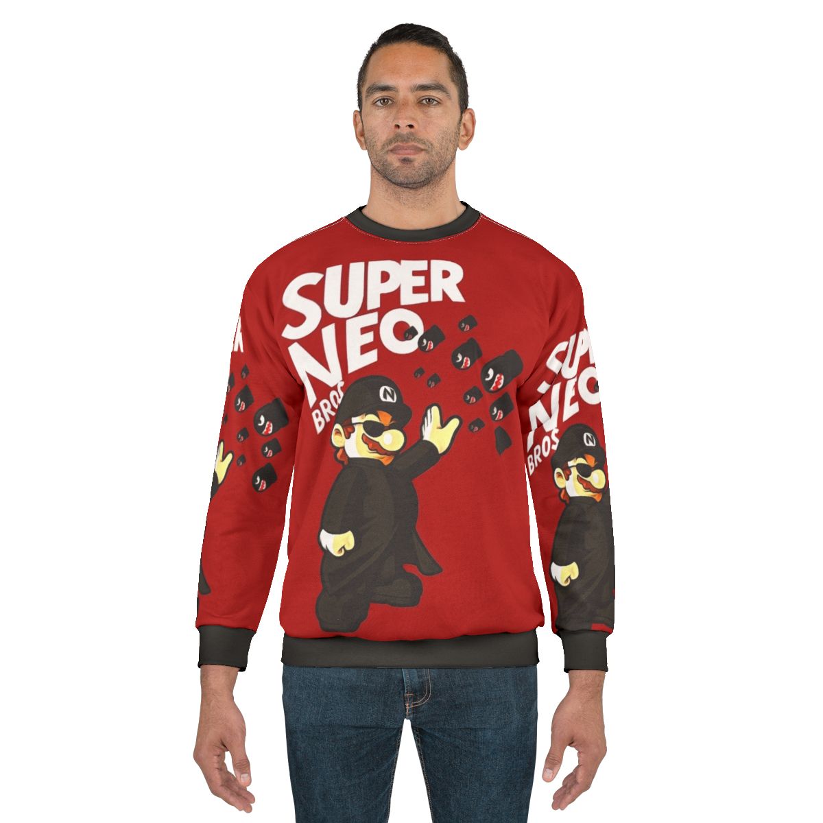Matrix Sweatshirt featuring Keanu Reeves as Neo