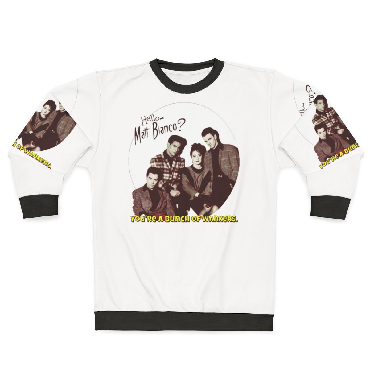Matt Bianco 1980s Pop Music Sweatshirt