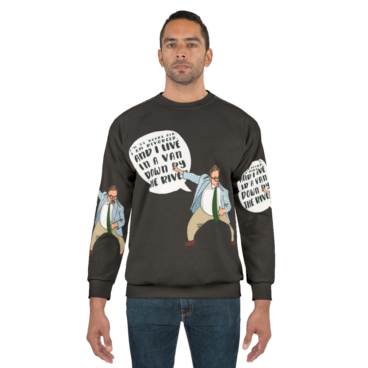 Chris Farley 'Matt Foley' Motivational Sweatshirt