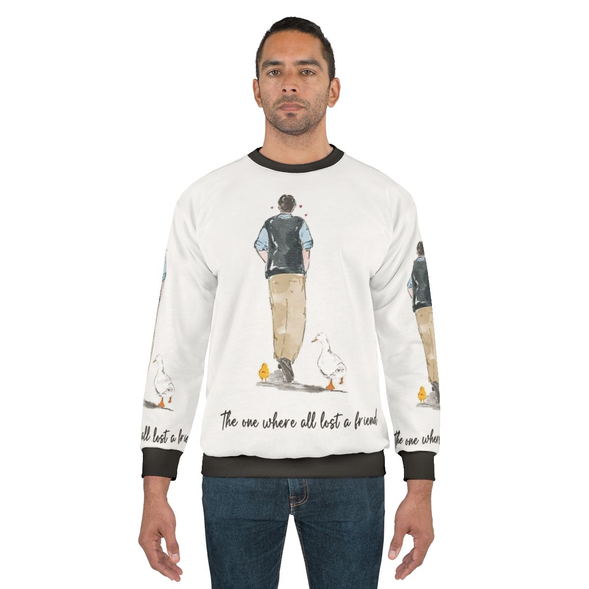 Chandler Bing Friends Sweatshirt featuring Matthew Perry