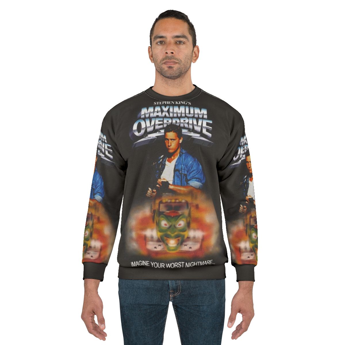Maximum Overdrive 1986 cult classic horror movie sweatshirt