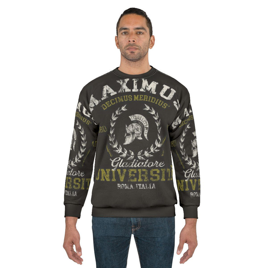 Maximus University Gladiator Inspired Sweatshirt