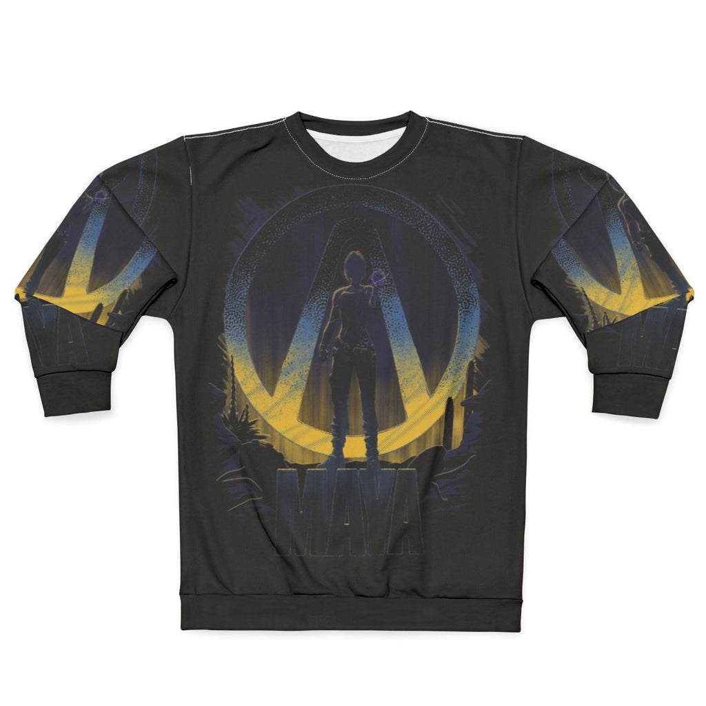 Maya Borderlands 2 theme sweatshirt featuring fan art design