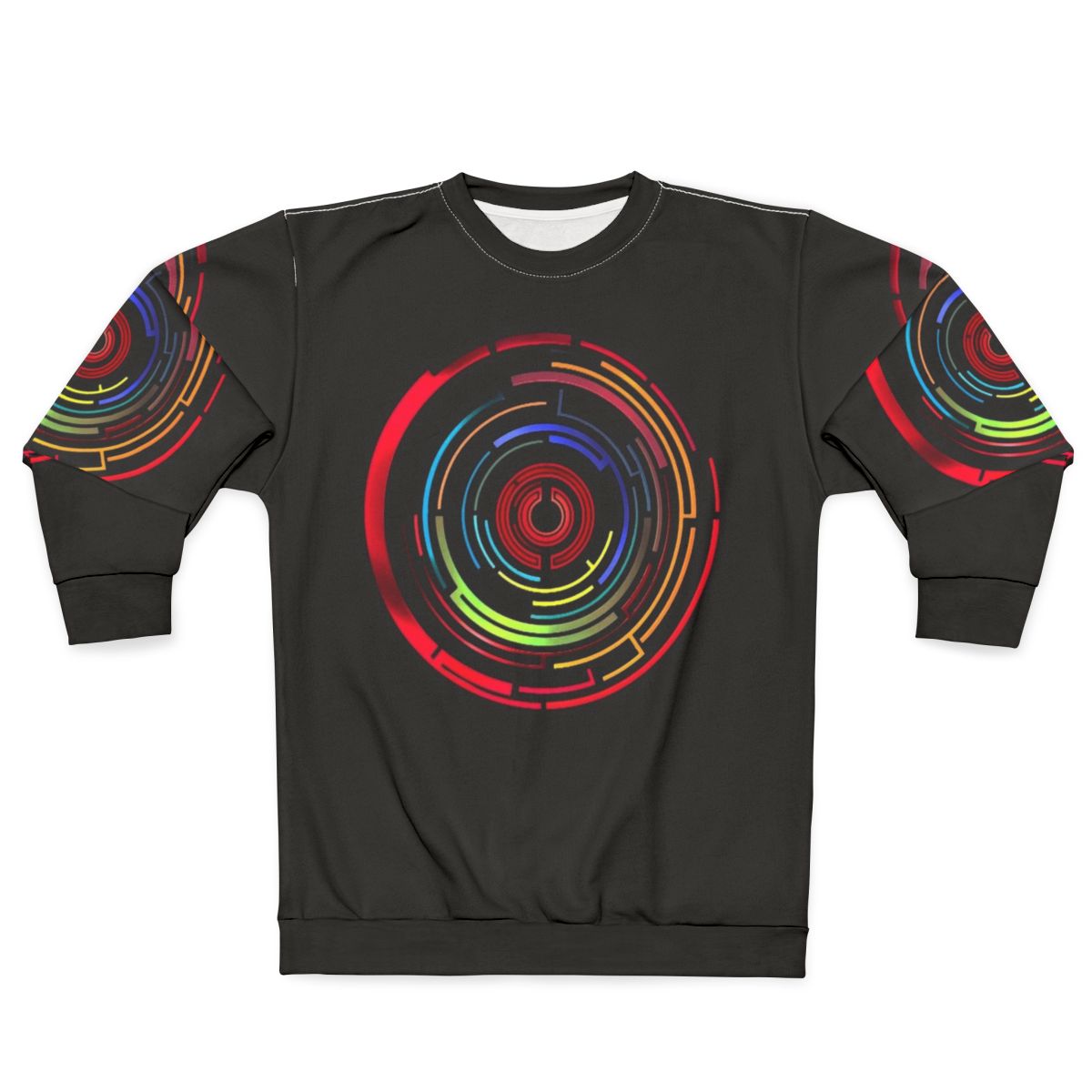 Maze Design Sweatshirt for Music Fans