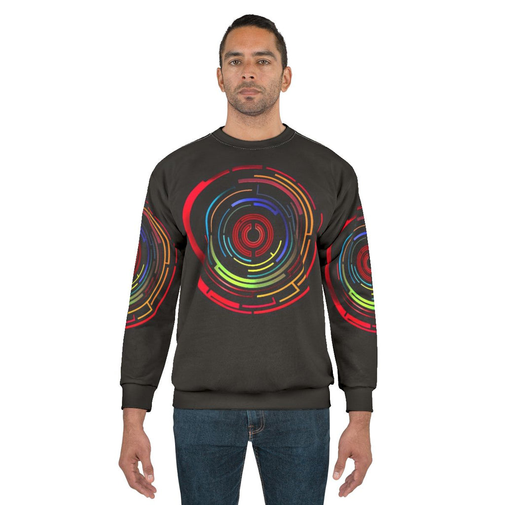 Maze Design Sweatshirt for Music Fans