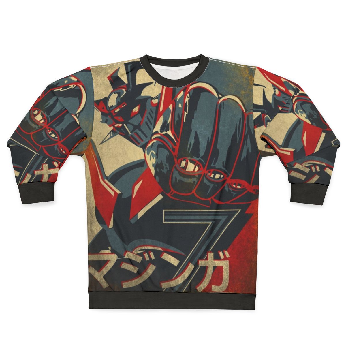 Mazinger Z Sweatshirt with Classic Anime Graphics