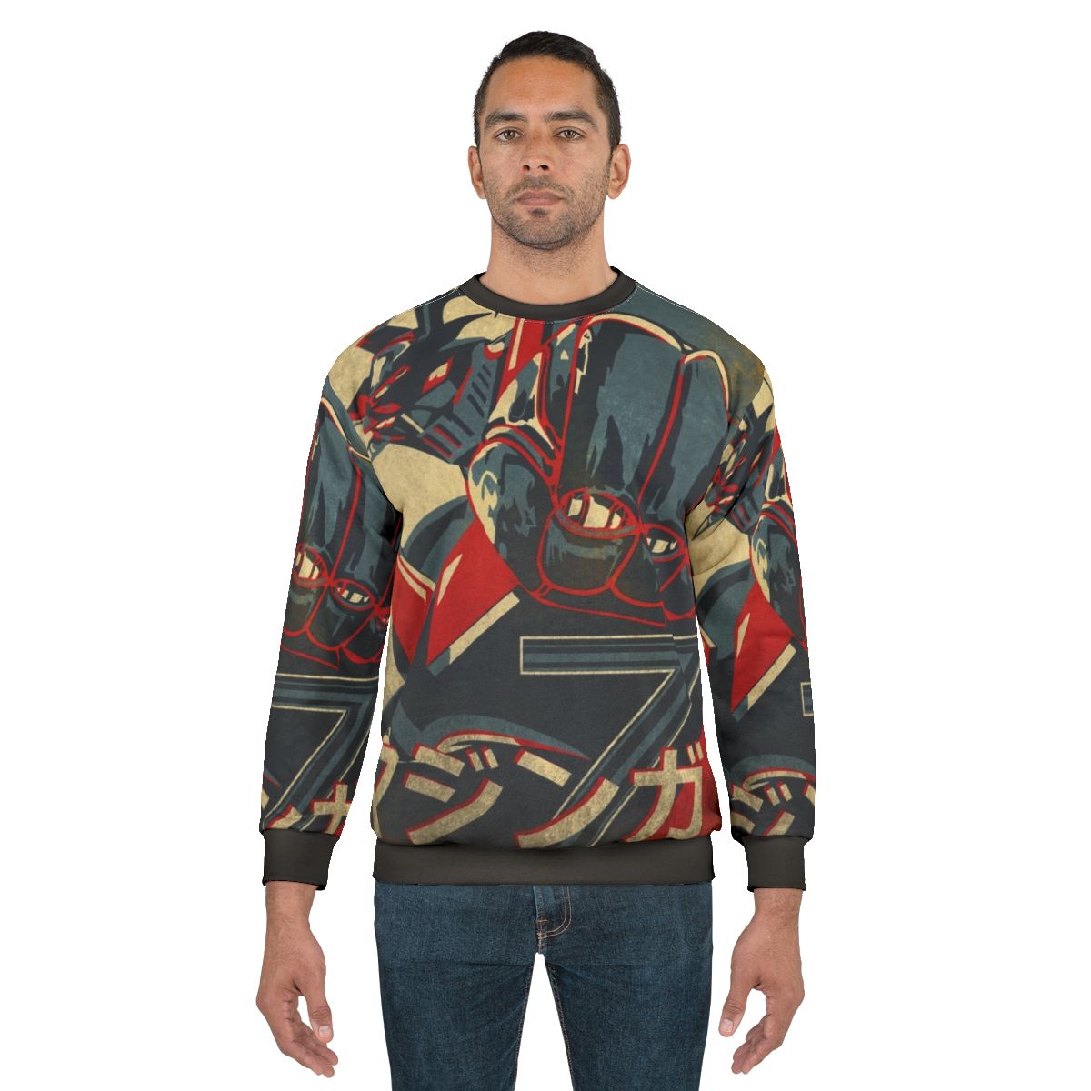 Mazinger Z Sweatshirt with Classic Anime Graphics