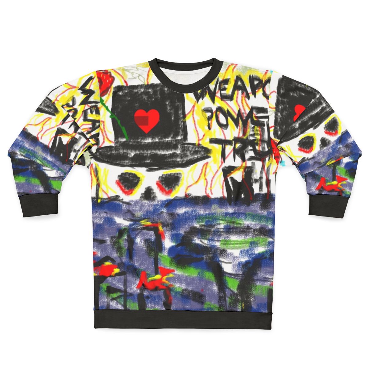 Conceptual artwork reggae sweatshirt
