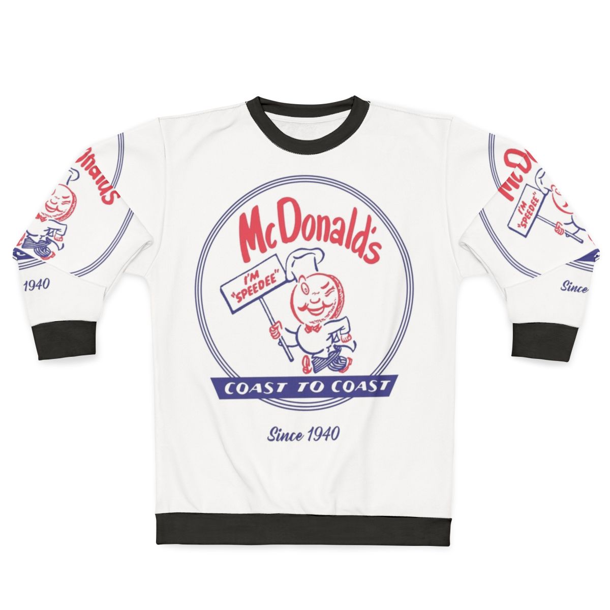 Vintage McDonald's Speedee Coast To Coast Sweatshirt