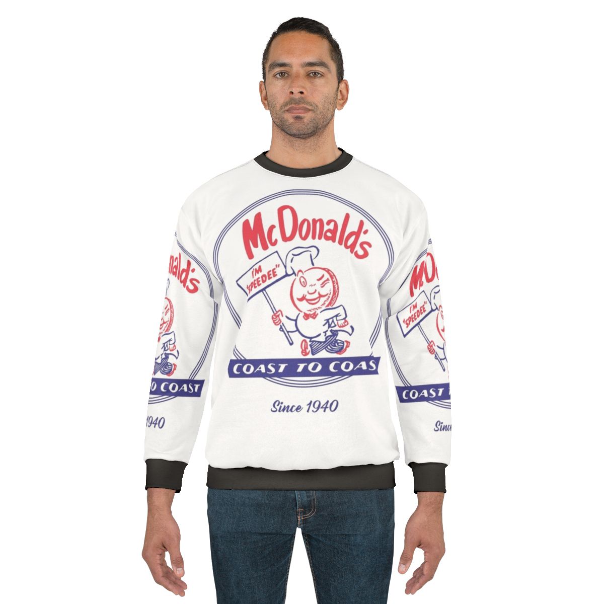 Vintage McDonald's Speedee Coast To Coast Sweatshirt