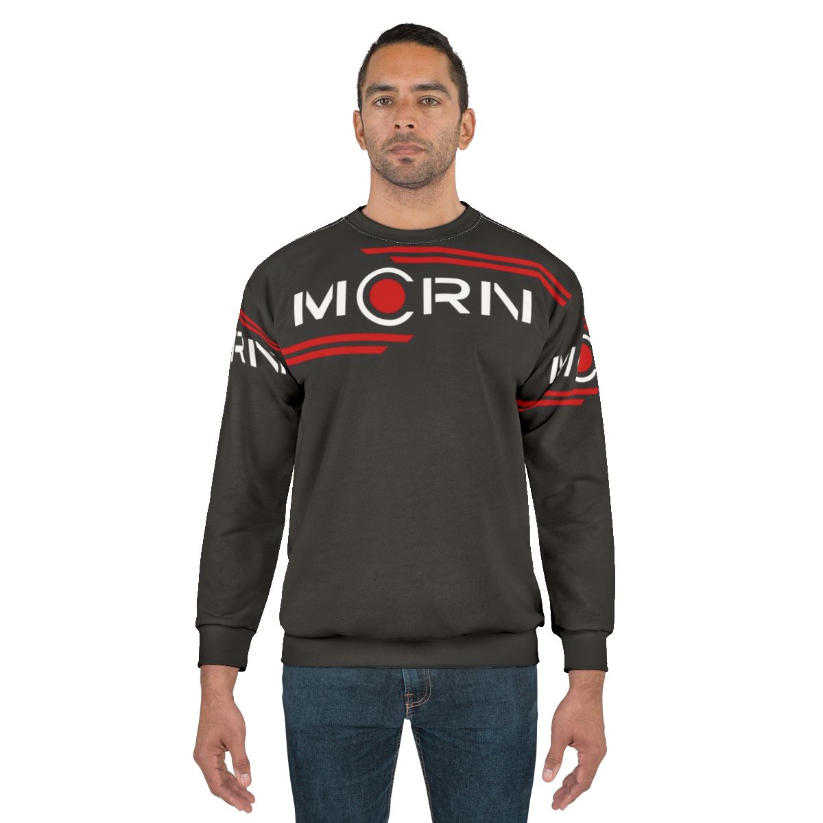 MCRN Martian Congressional Republic Navy Sweatshirt featuring sci-fi inspired space design