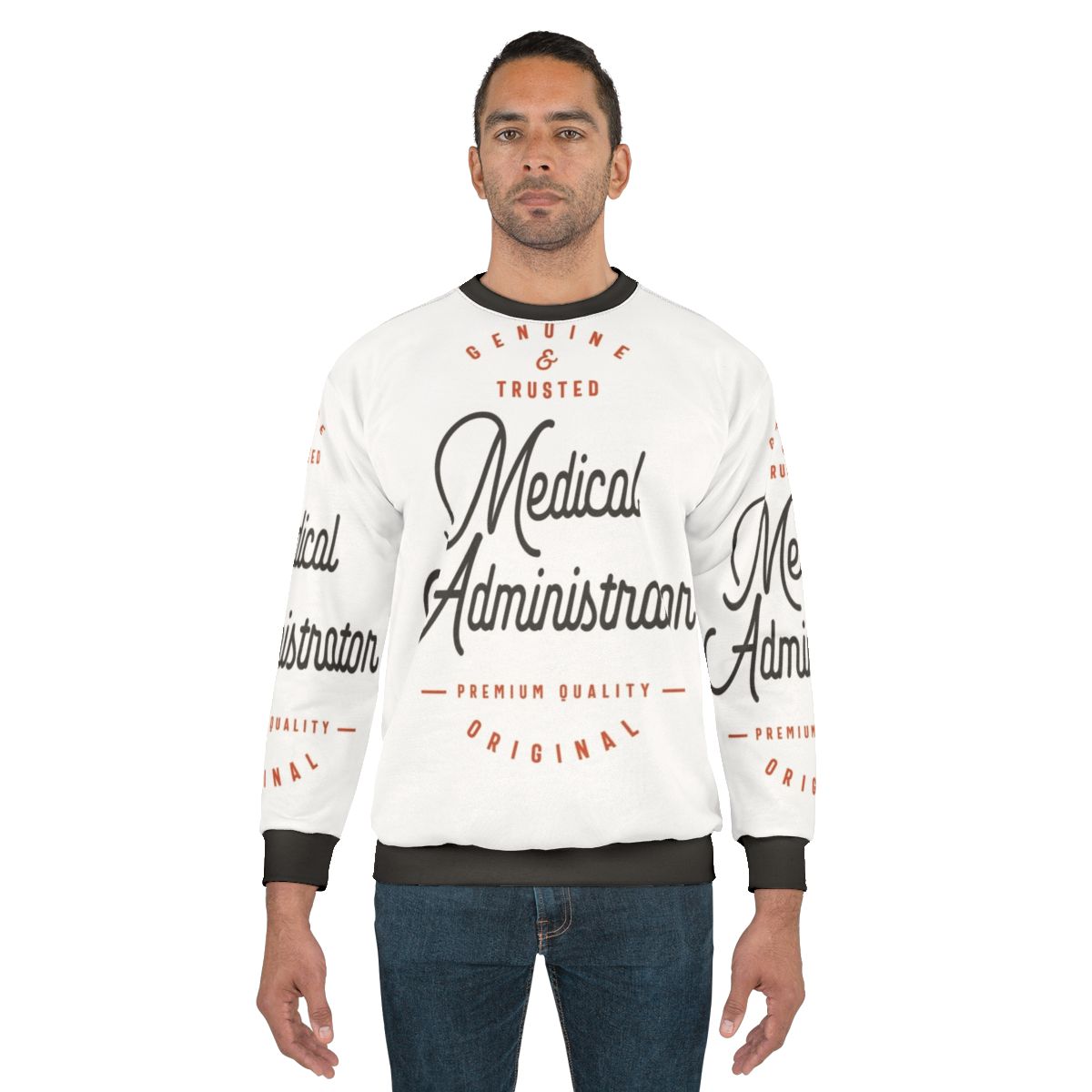 Cozy medical administrator sweatshirt for healthcare professionals