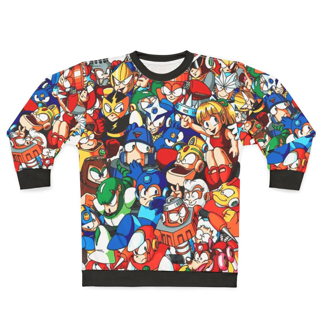 Mega Man Robot Masters Retro Gaming Sweatshirt