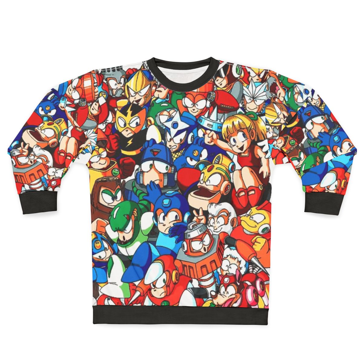 Mega Man Robot Masters Retro Gaming Sweatshirt