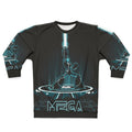 Mega Sweatshirt featuring Mega Man and Tron inspired design