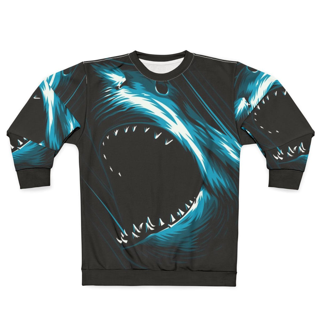 Megalodon shark sweatshirt design