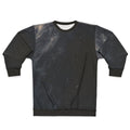 Melancholy sweatshirt with galaxy and night sky design