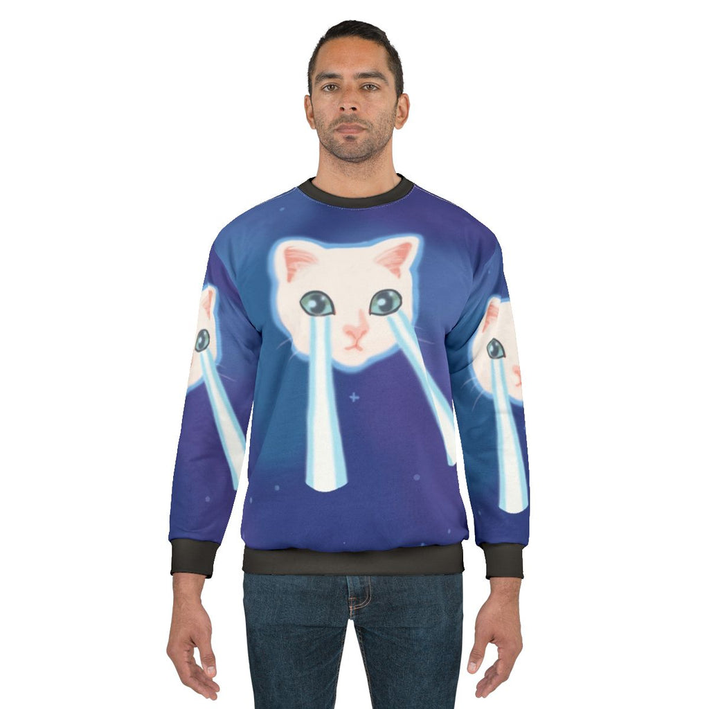Galaxy Meme Cat Sweatshirt