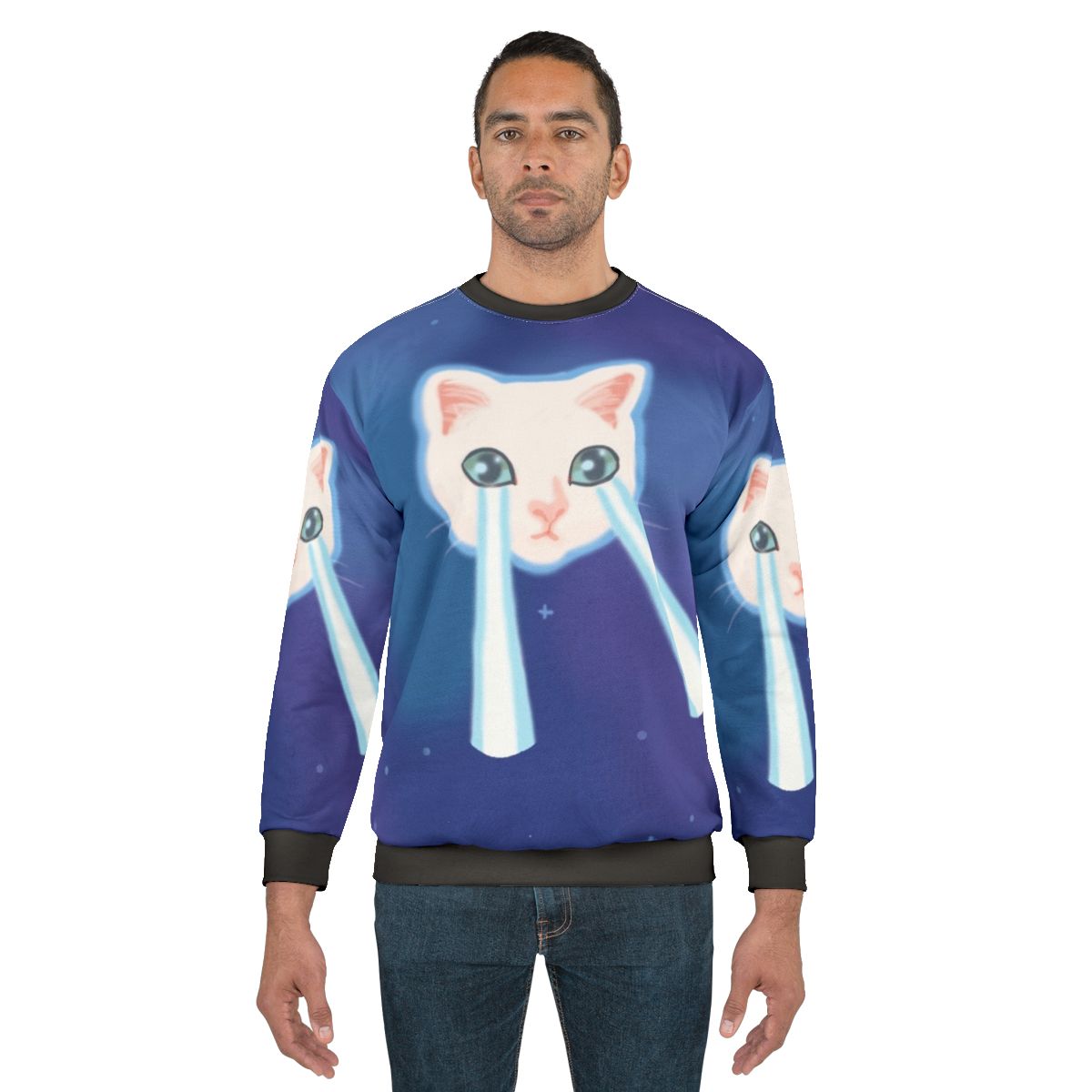 Galaxy Meme Cat Sweatshirt