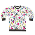 Memphis style geometric abstract sweatshirt