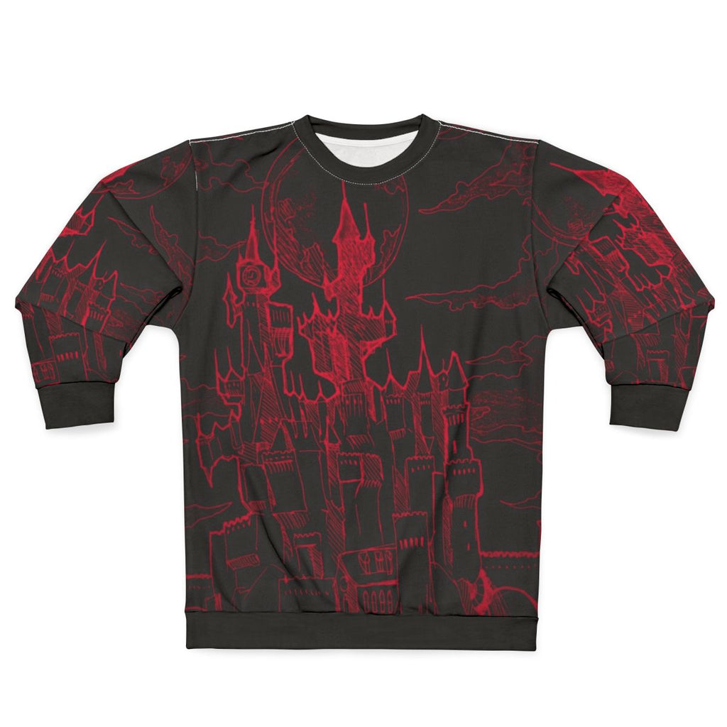 Menacing Gothic Castle Sweatshirt