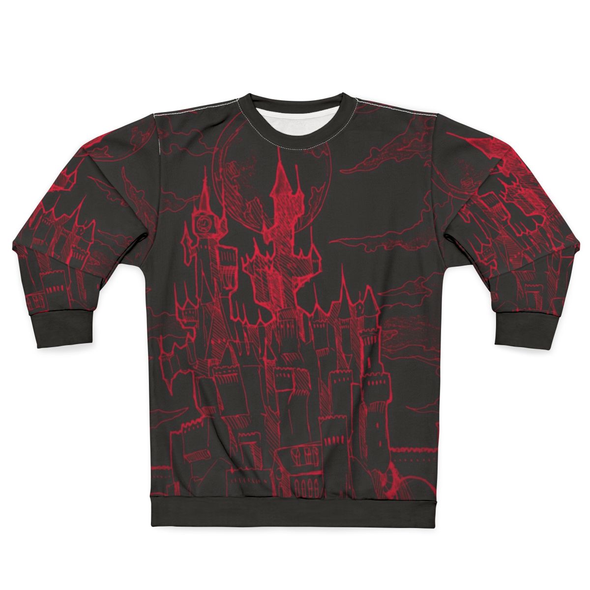 Menacing Gothic Castle Sweatshirt