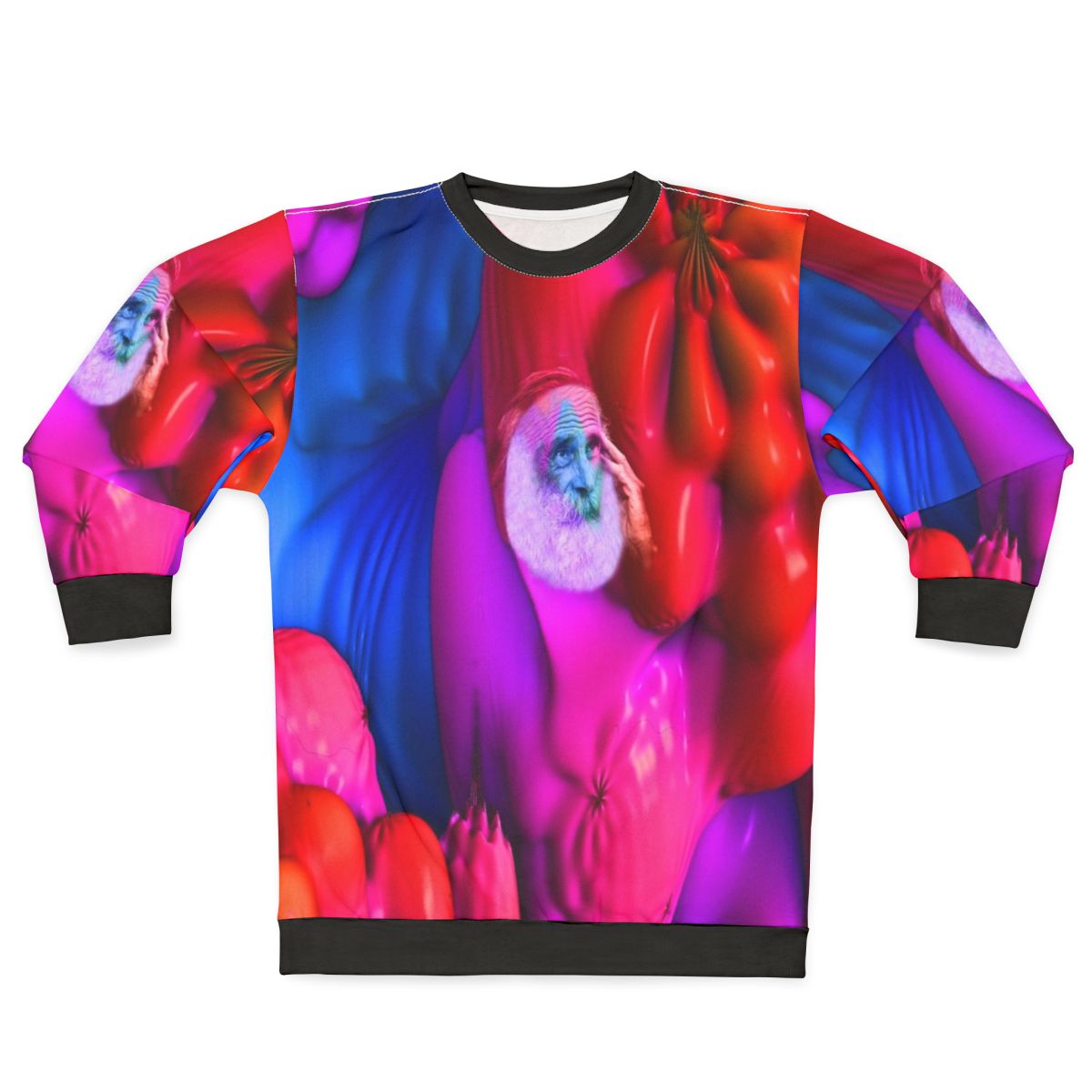 Merlin inspired fantasy sweatshirt with abstract patterns
