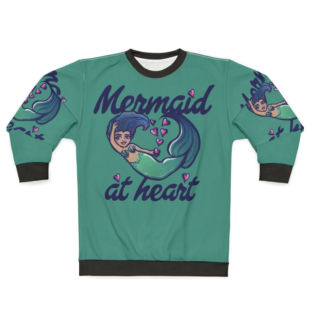 Mermaid At Heart Ocean-Inspired Sweatshirt
