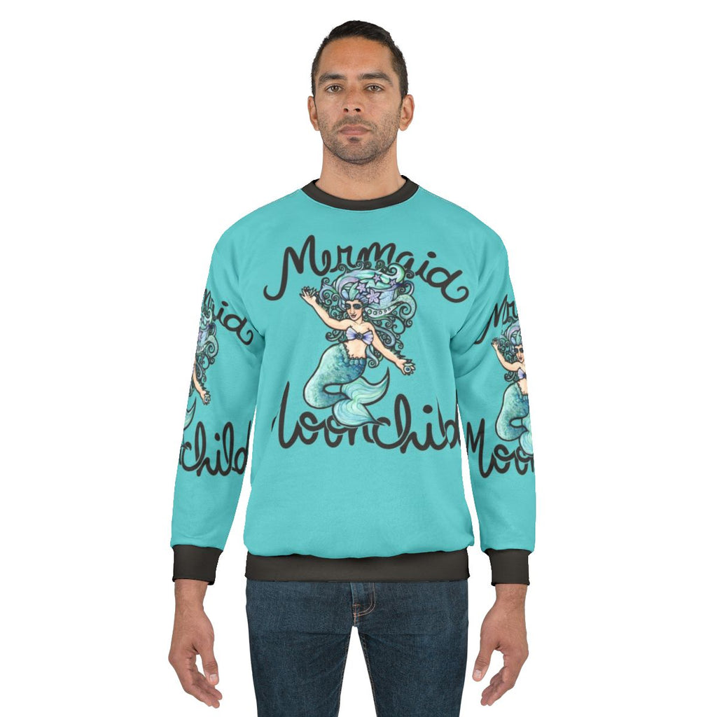 Mermaid Moonchild Sweatshirt - Goddess Belly Dance Apparel