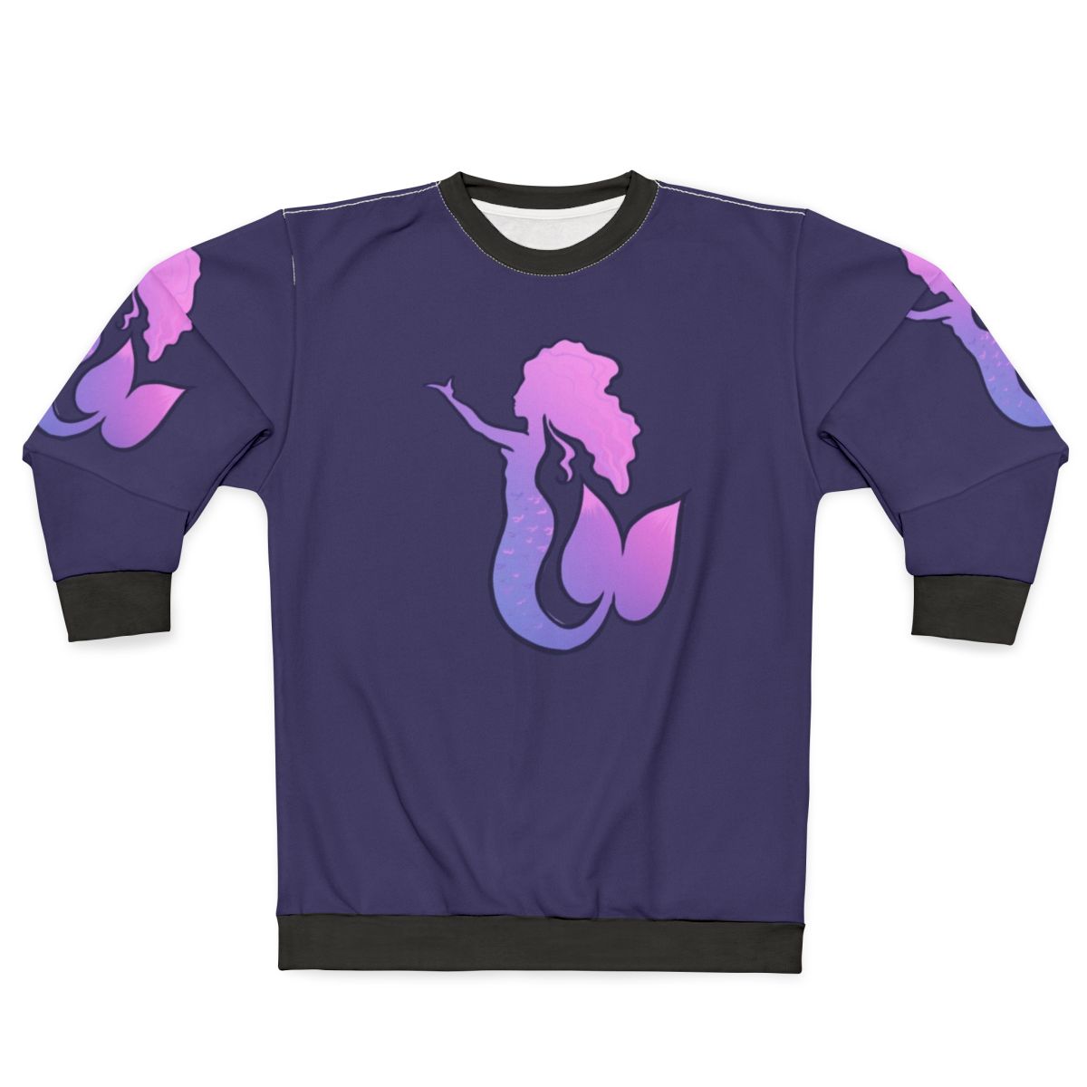 Mermaid Sweatshirt with pink and purple design