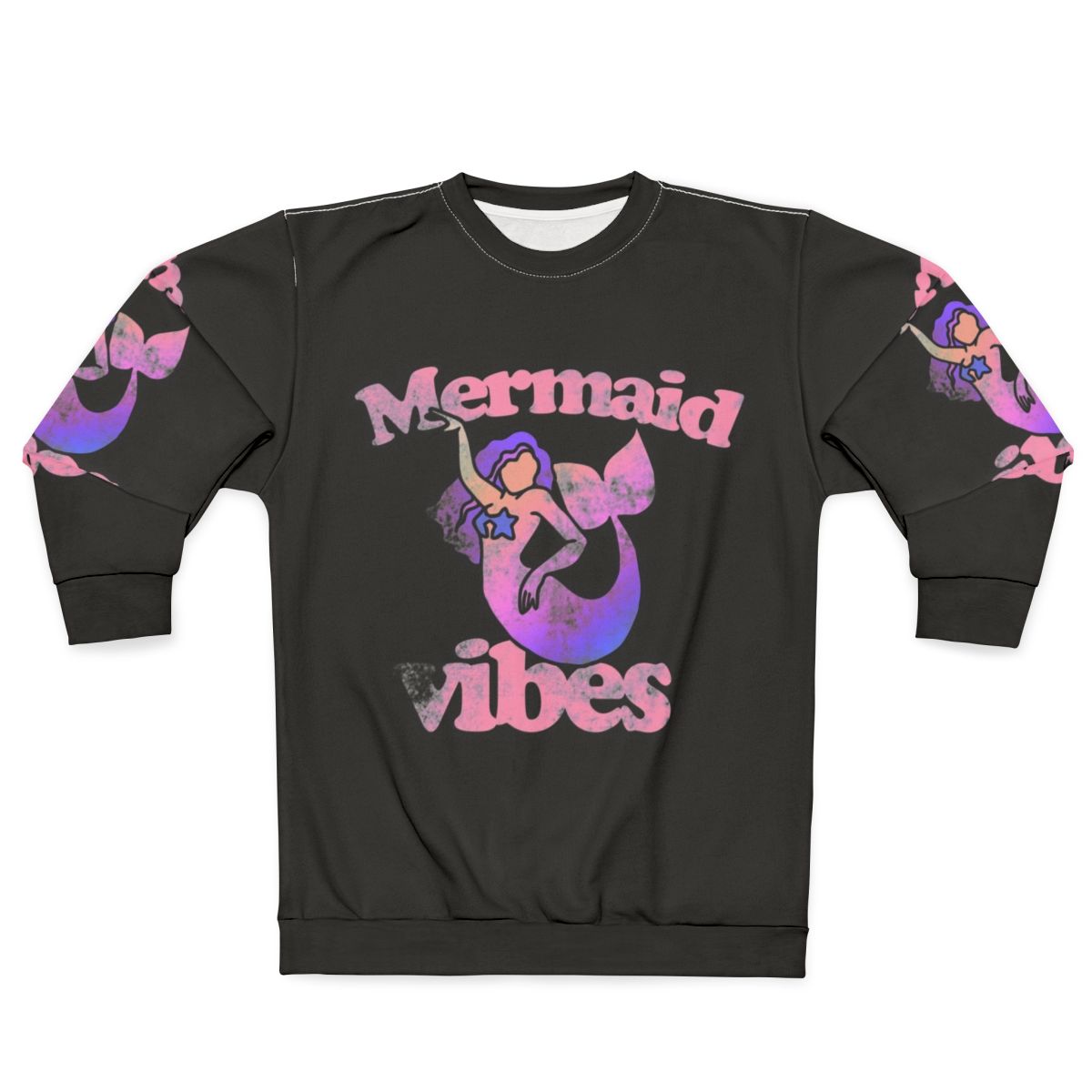 Mermaid Vibes Sweatshirt 3 - Cozy and Fashionable Mermaid Apparel