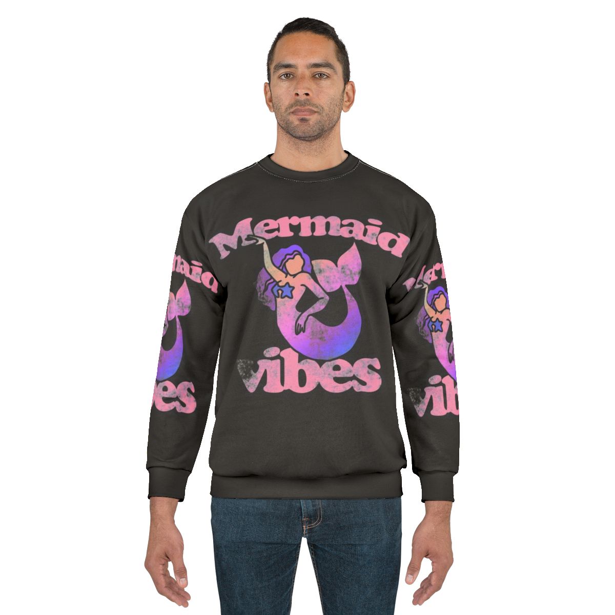 Mermaid Vibes Sweatshirt 3 - Cozy and Fashionable Mermaid Apparel