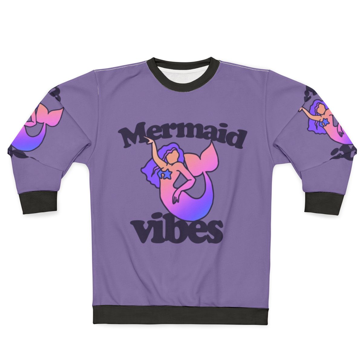 Mermaid Sweatshirt with Calming Ocean Vibes