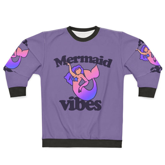 Mermaid Sweatshirt with Calming Ocean Vibes