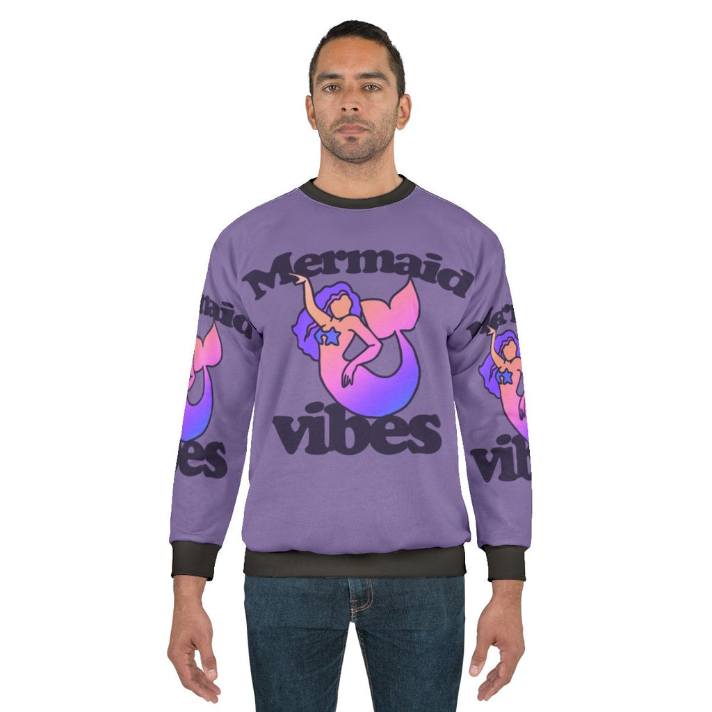 Mermaid Sweatshirt with Calming Ocean Vibes