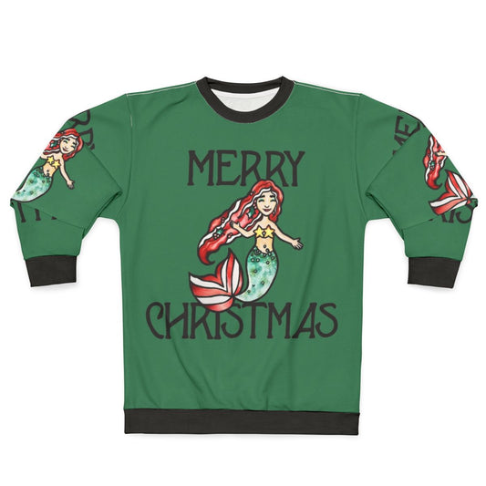 Merry Christmas Mermaid Sweatshirt