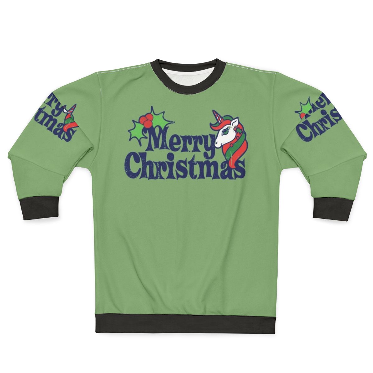 Merry Christmas Unicorn Sweatshirt