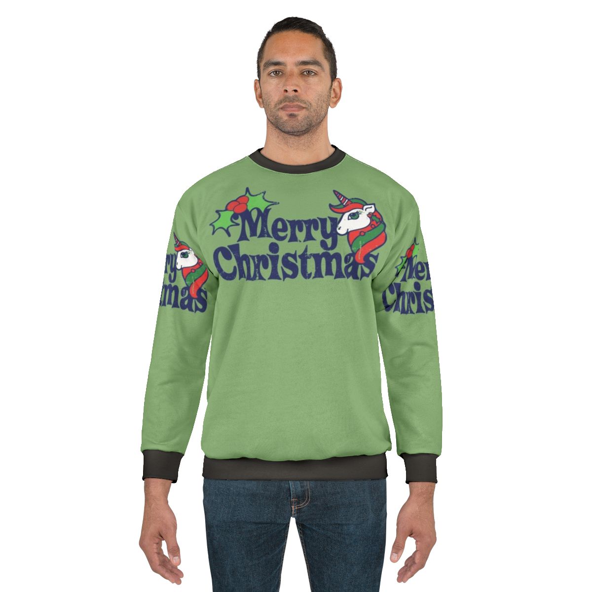 Merry Christmas Unicorn Sweatshirt