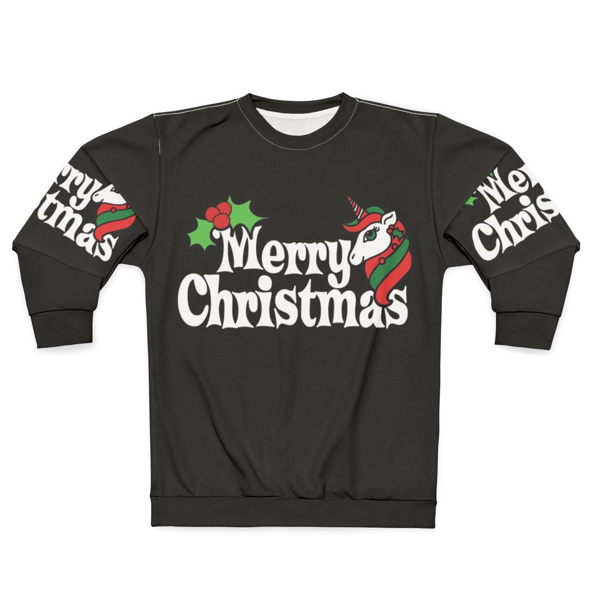 Merry Christmas Unicorn Sweatshirt