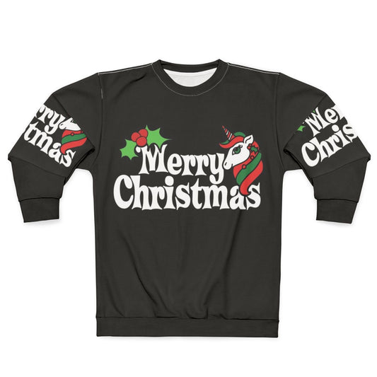 Merry Christmas Unicorn Sweatshirt