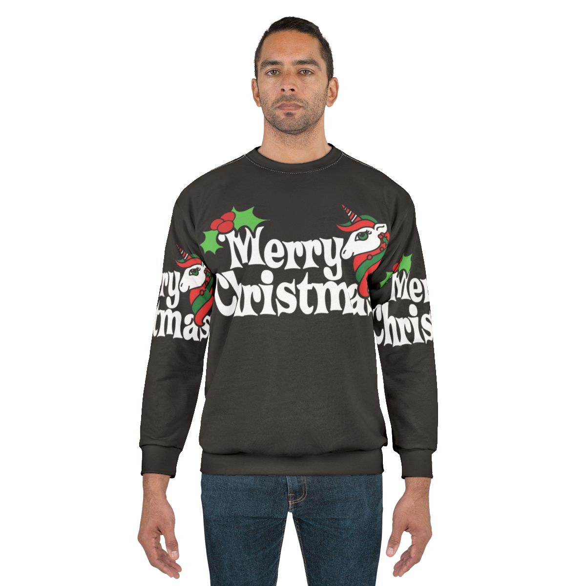 Merry Christmas Unicorn Sweatshirt