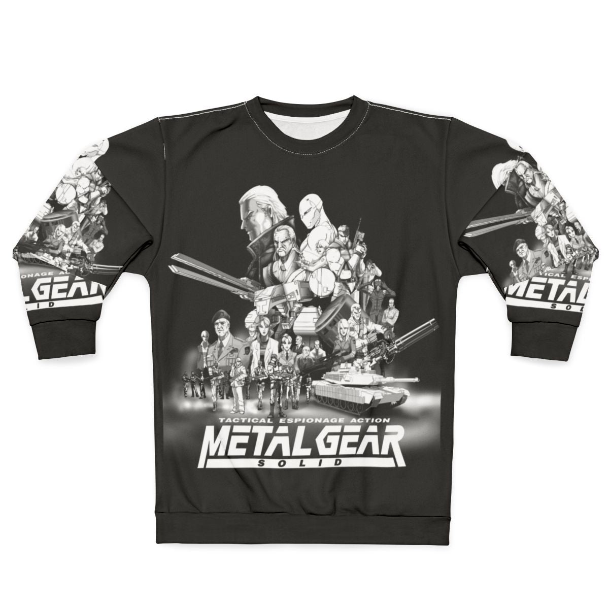 Metal Gear Solid video game themed sweatshirt