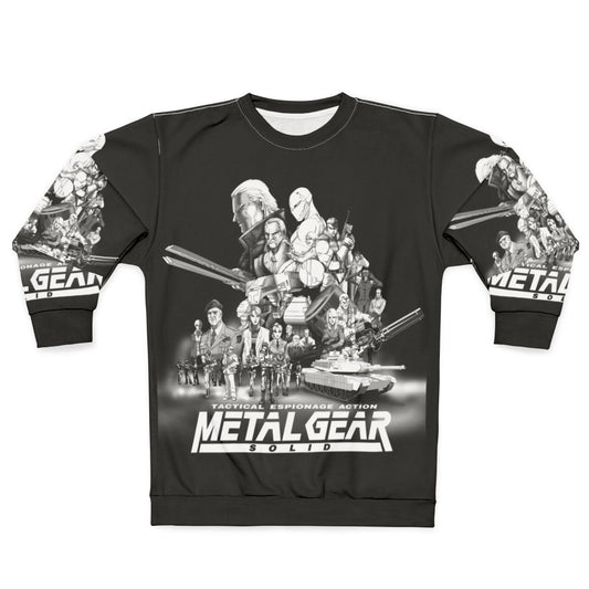 Metal Gear Solid video game themed sweatshirt