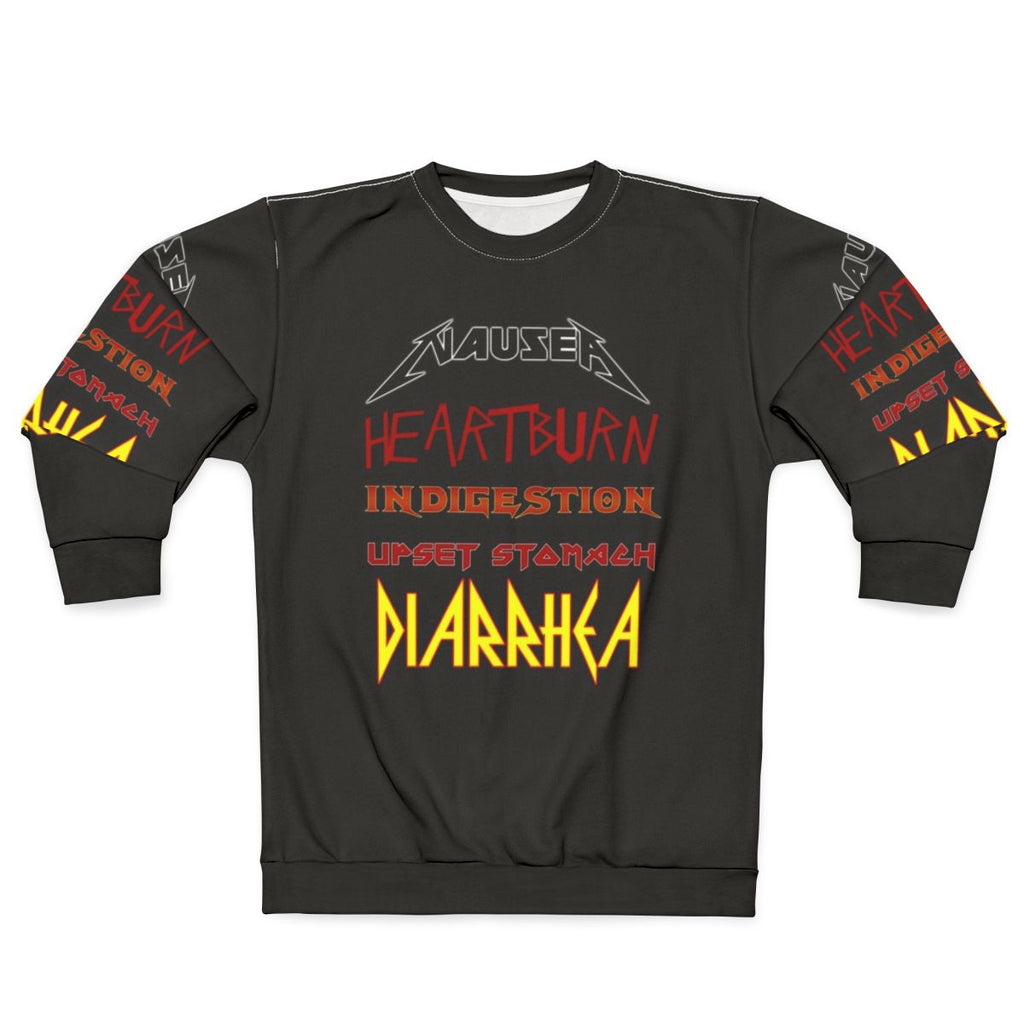 Metal Stomach Tour Sweatshirt for Heavy Metal Music Fans