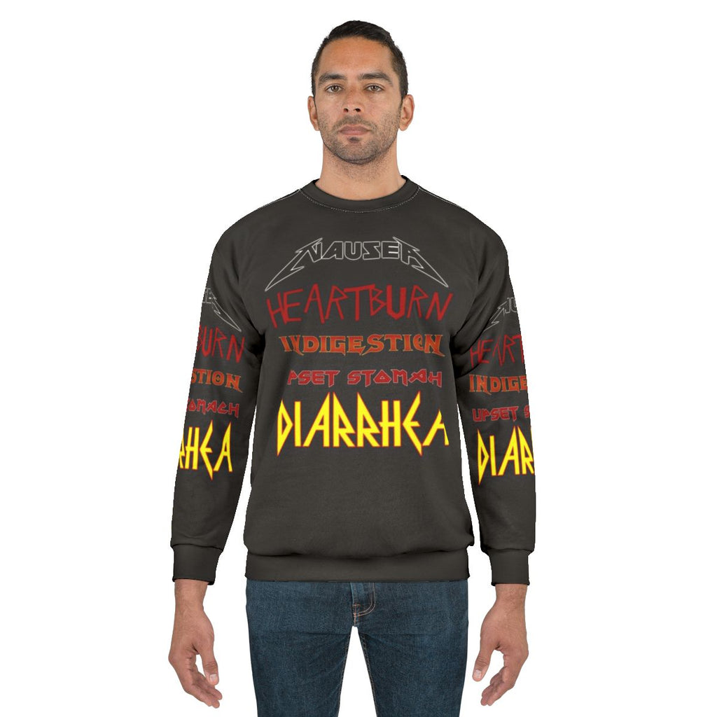 Metal Stomach Tour Sweatshirt for Heavy Metal Music Fans