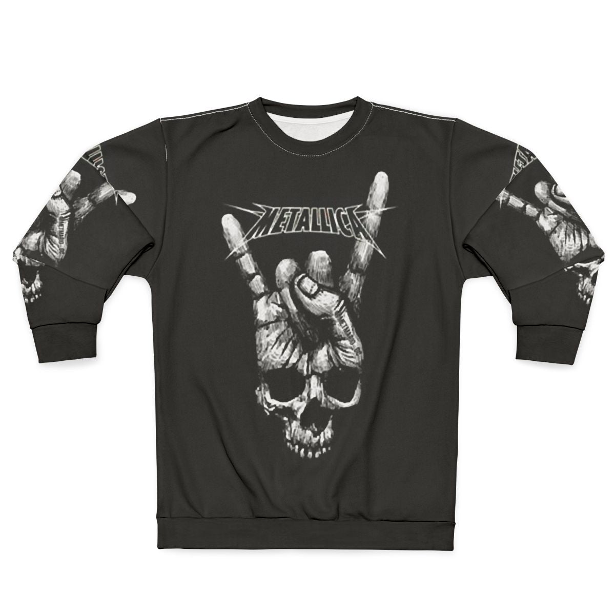 Metalica logo graphic trending band sweatshirt