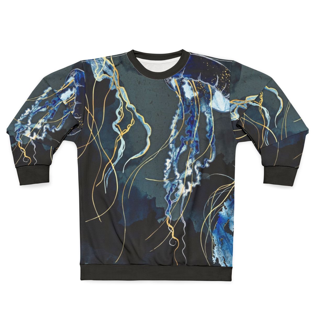 Metallic Ocean III Sweatshirt - Abstract Oceanic Apparel