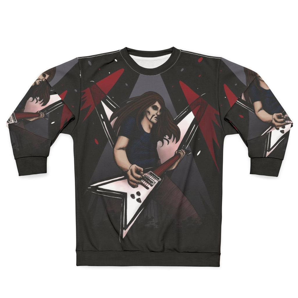 Metalocalypse Toki Wartooth Playing Guitar on Stage Graphic Sweatshirt