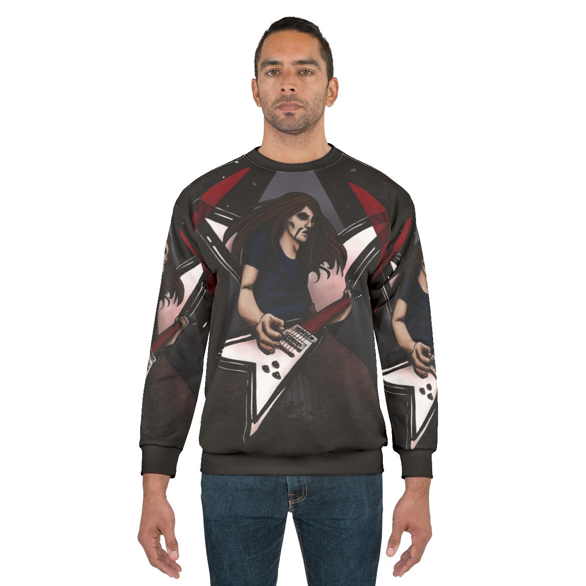 Metalocalypse Toki Wartooth Playing Guitar on Stage Graphic Sweatshirt