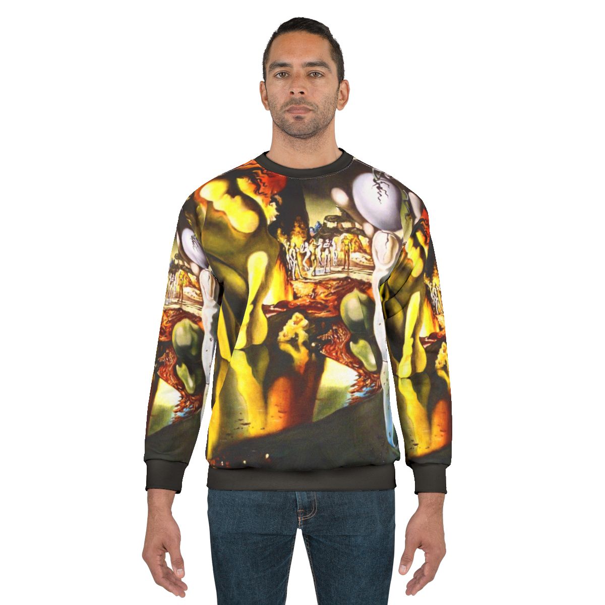Salvador Dali Metamorphosis of Narcissus Surreal Art Sweatshirt